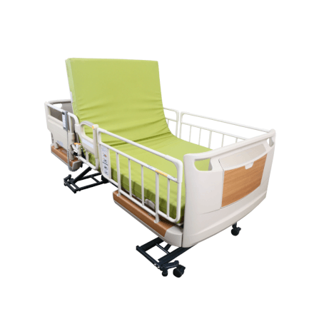 เตียงผู้ป่วยไฟฟ้า PARAMOUNT BED รุ่น Rakusho Z สีเรซิ่น พร้อมที่นอน รุ่น General Mattress_5